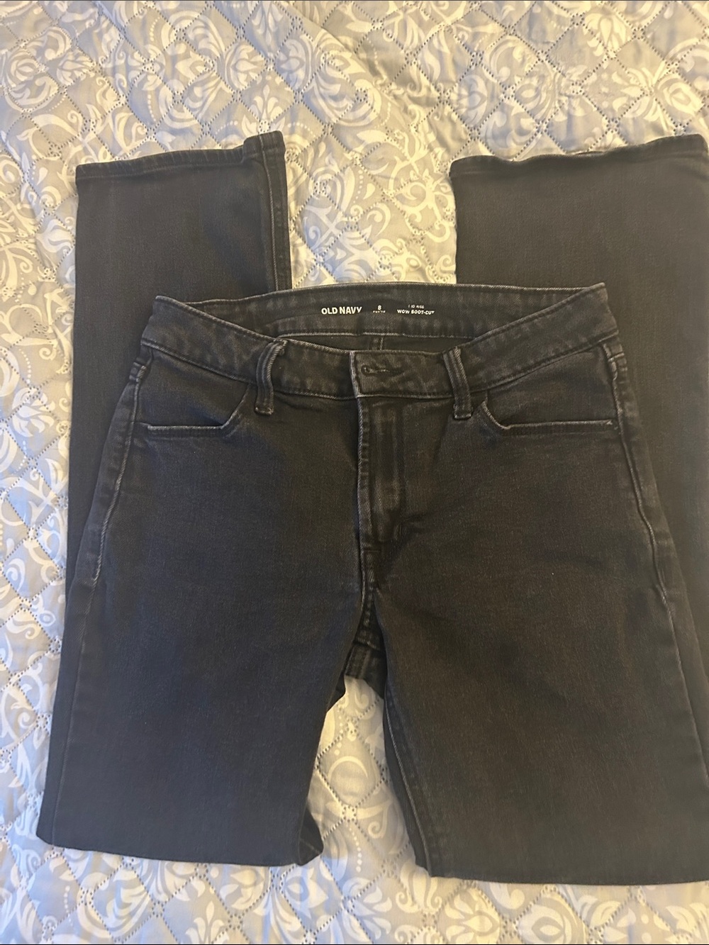 Old Navy Women's Black Skinny Jeans - Washed Black